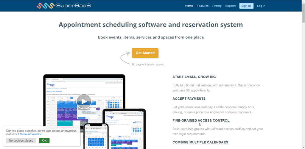 SuperSaaS Scheduling Software
