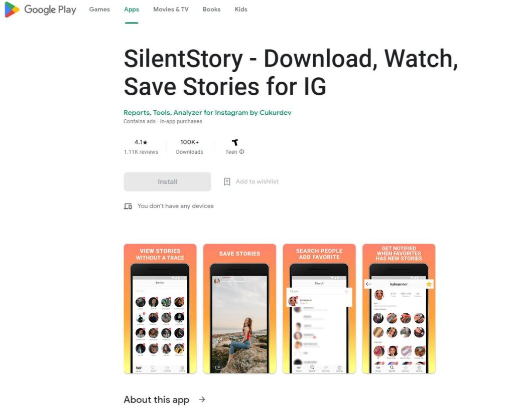 Download, Watch, Save Stories for IG